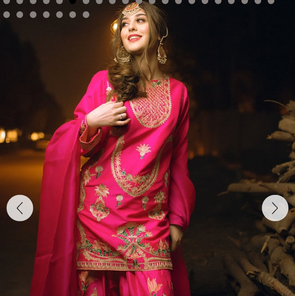 Pakistani Indian Designer Suit - image 4